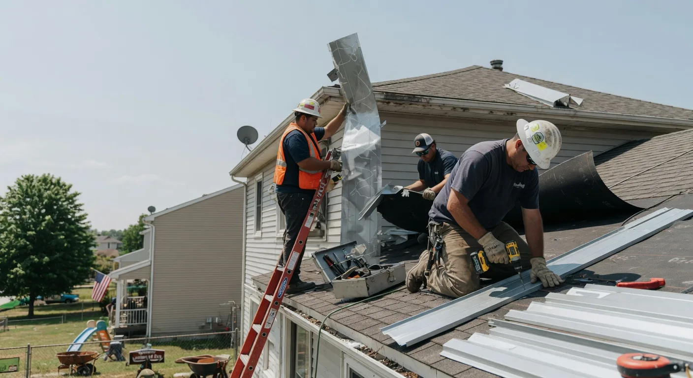 Storm Damage Metal Roof Repair in Parsonsburg, MD